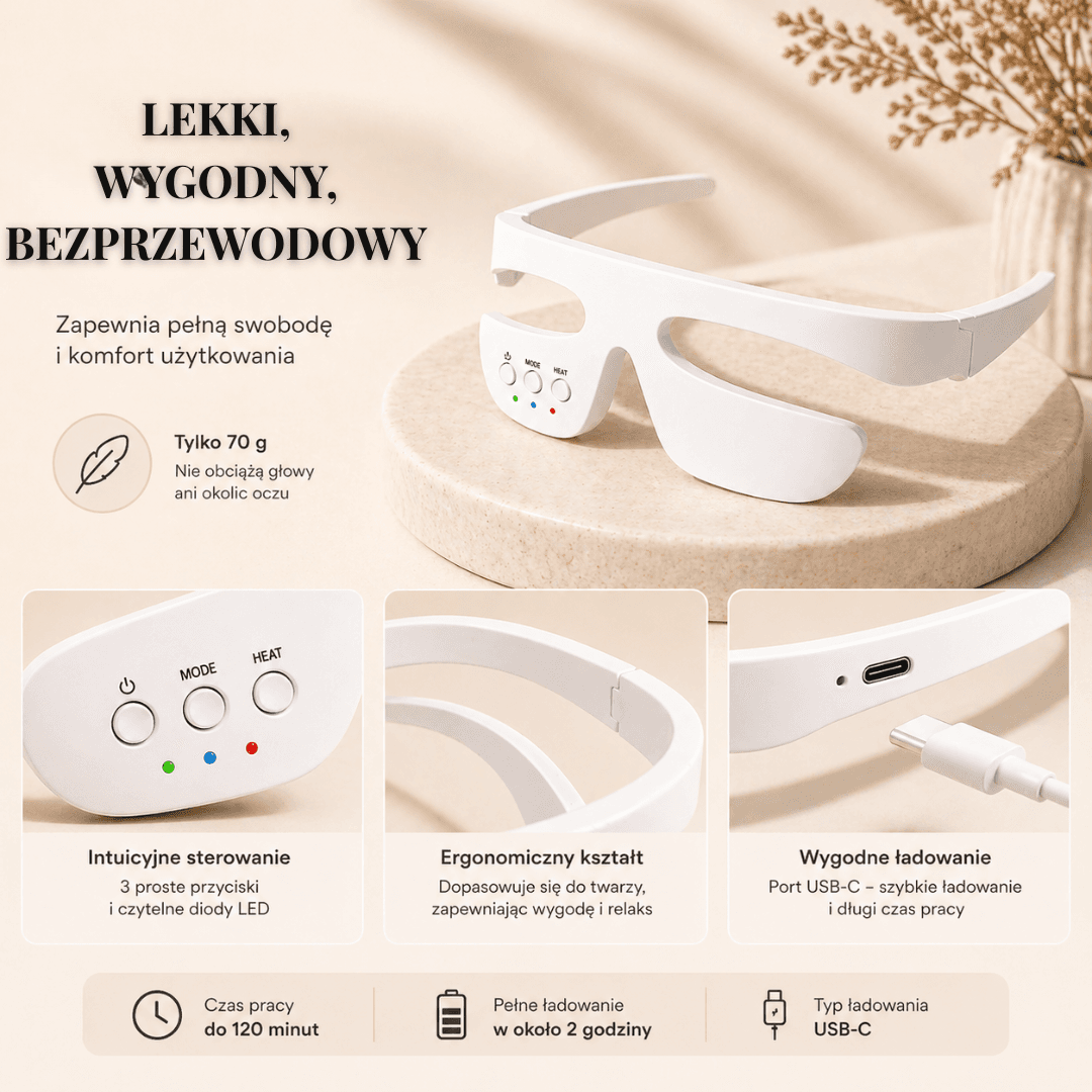 KAVIKA-OKULARY REDUKUJĄCE ZMARSZCZKI
